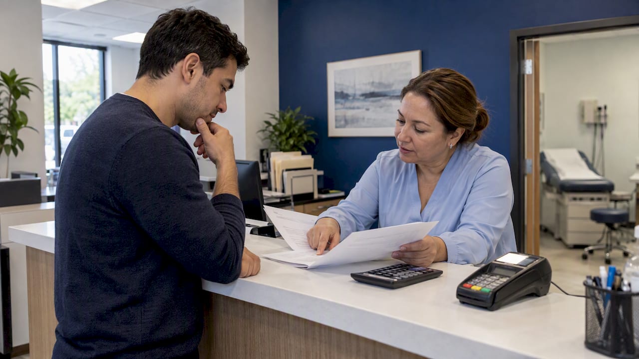 Applicant comparing immigration exam costs